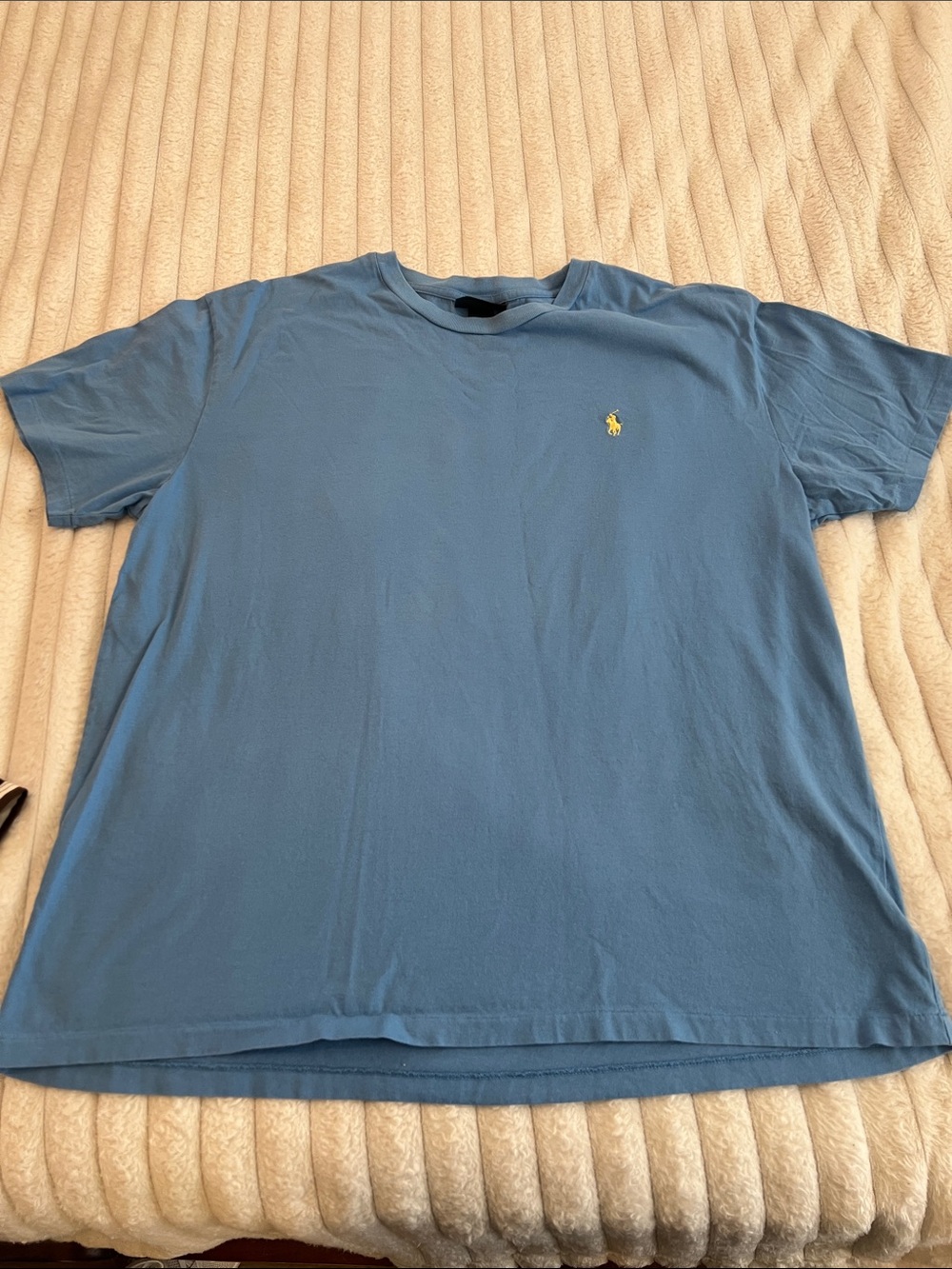 Polo by Ralph Lauren Slate Blue Crewneck T-Shirt with Yellow Pony